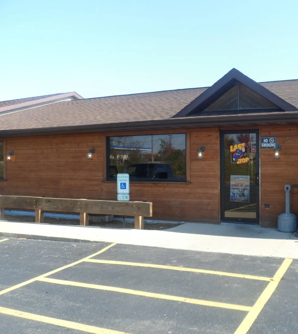 The bar’s exterior, photographed in 2022